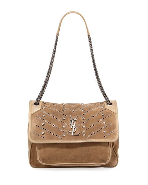 niki ysl medium bag|ysl niki bag suede.